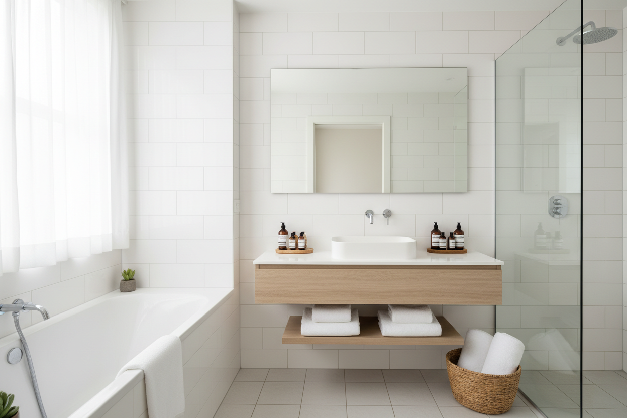 Airbnb bathroom cleaning