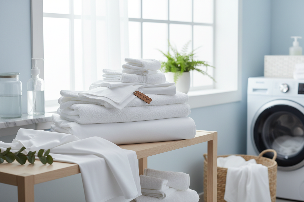 Fresh folded laundry